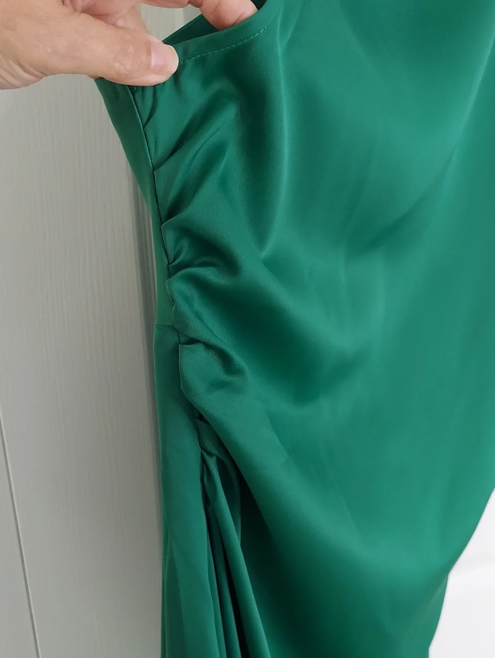 Commense Dress, New!Size L, Emerald Green, Halter - Picture 6 of 11